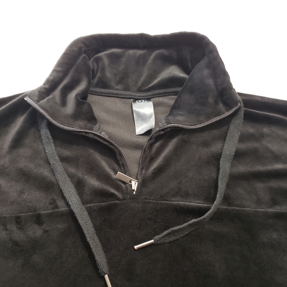 Champion Velour Woman's 1/4 Zip up Pullover Size Small - Picture 9 of 10